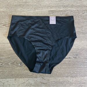 NWT M 8-10 Black Auden Brished Micro No Show Briefs Luxury Collection